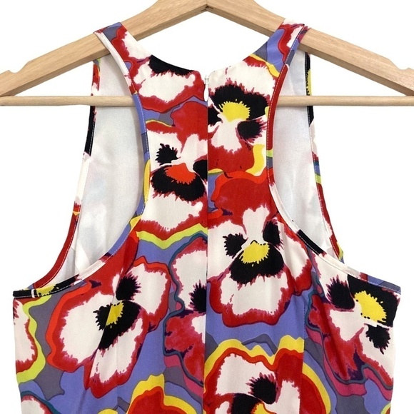 YUMI KIM Chelsea Pansy Floral Pure Silk Racerback Maxi Dress - Picture 11 of 15